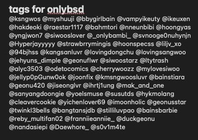 sanyangdoongi's tweet image. OOMFS i havent done obsd in months but i see everyone joining again so #FOMO im updating my taglist

like or lmk if you want to be added or if you wanna be removed 🤍