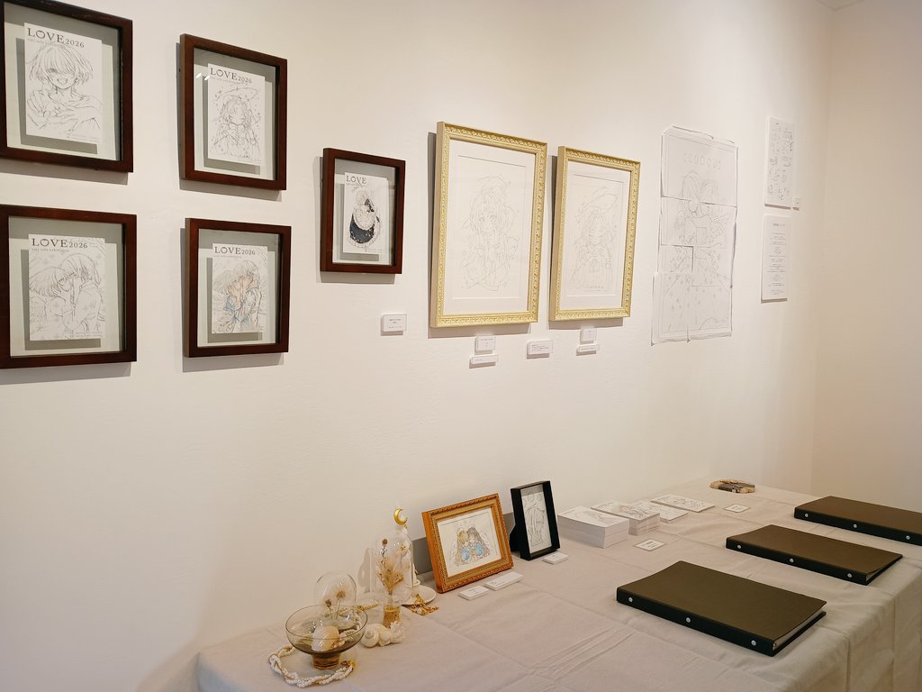 ＼2日目／

▶LOVE 2026  umi solo exhibition
　
本日も20：00 までお待ちしています、是非お越しください。

会場┃イロリムラ[89]画廊 展示室２・３
大阪市北区中崎1-4-15