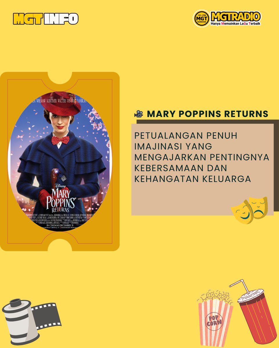MGT_RADIO's tweet image. Akhir pekan = waktu terbaik buat quality time bareng keluarga

Nggak harus keluar rumah, movie night juga bisa jadi momen hangat &amp;amp; penuh makna.

Dari yang lucu sampai menyentuh, film keluarga selalu punya cerita yang bikin makin dekat.

#MGTRADIO #FamilyTime #WeekendVibes