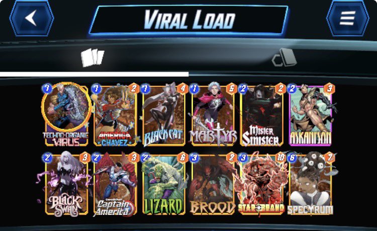 Notched an easy inf ticket, PG thru Gold, using a Virus deck I built. I had Mobius in the Cap slot until today when Virus got buffed. It’s fun &amp; def has legs - swan on 5, askani to fill one of your empty slots on last turn, then free virus and spectrum to close it. Give it a try!