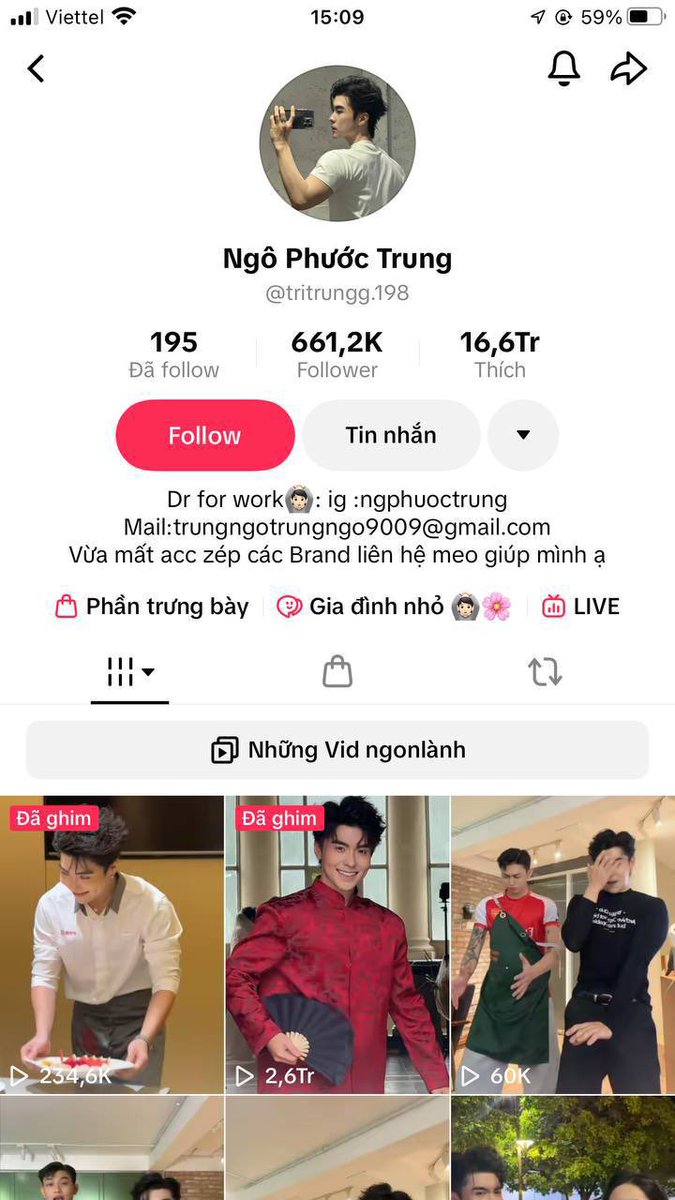 Nhomvideo's tweet photo. Tiktoker Ngô Phước Trung 

Full 20 phút hoặc vào nhóm vĩnh viễn nhắn tele mình : https://t.co/aIyHdQBe9N https://t.co/ykKzebZNWU