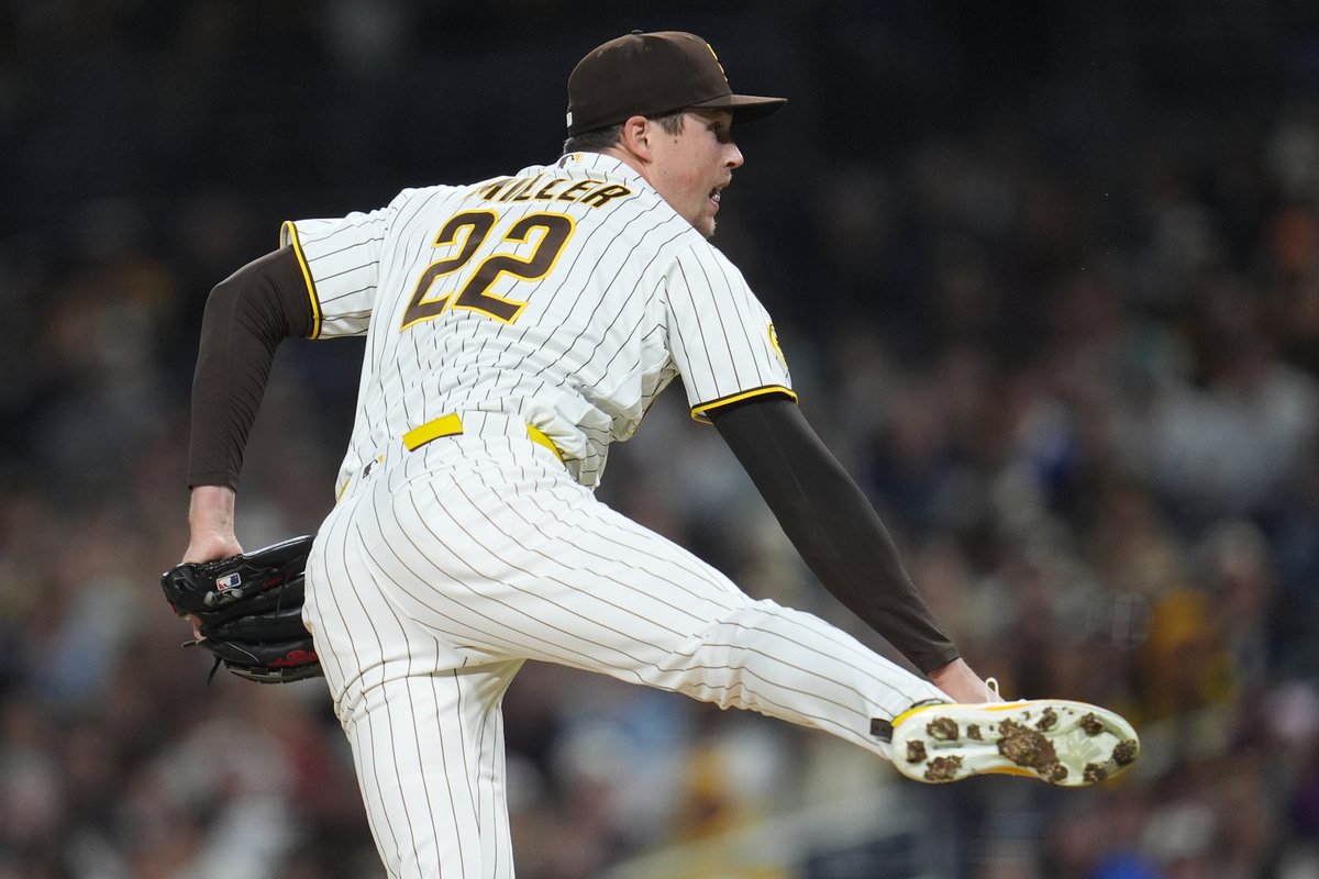 aedmondstv's tweet image. Mason Miller has now passed Randy Jones for most consecutive scoreless innings pitched for the #padres all-time with 30.2. 

He now is just 3 innings behind Cla Meredith for all time scoreless consecutive innings in franchise history.