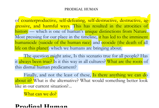 sillymickel's tweet image. *PRODIGAL HUMAN: The Descents of Man* (2016) by Michael Adzema. PREFACE, p. xiv

🧵Click this panel for Thread of complete book

🧵👇 💡📚💙 #PH #ProdigalHuman #PREFACE📖 #TruthWarriors ❕#anthropology🐵 #psychology ☮️ #devolution🐵 #Patriarchy #Civilization #birth #Primal