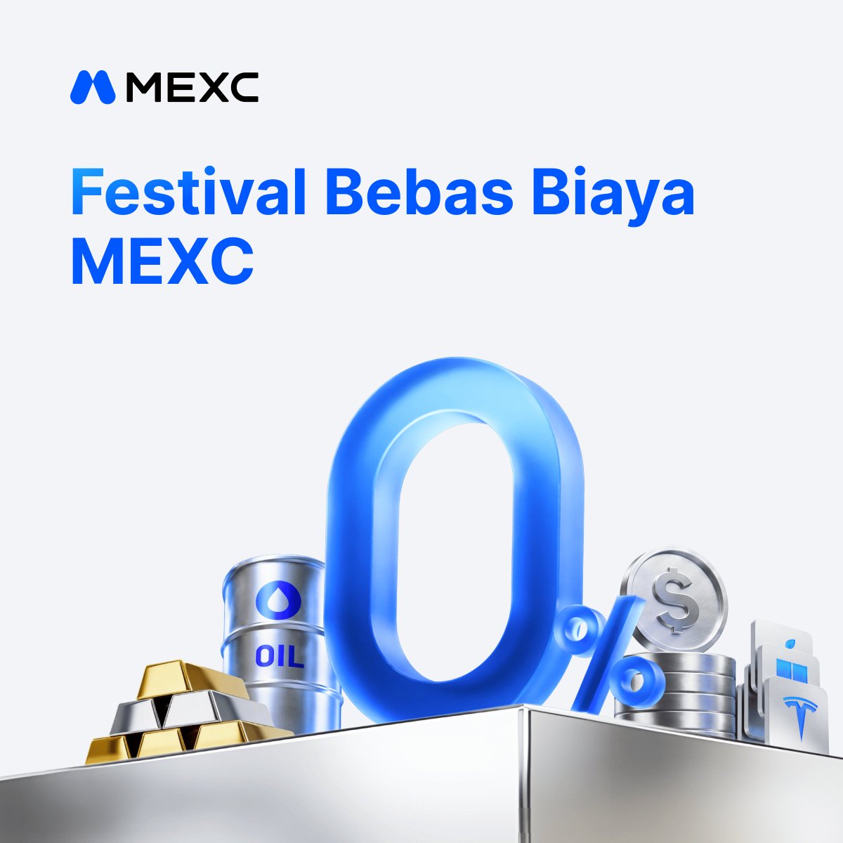MEXC_ID's tweet image. CEO for a day? Nggak cukup, sekarang jadi festival!

🎉 #MEXC 0-Fee Festival sudah LIVE!

♾️ 0 fee untuk semua pair Spot $BTC &amp;amp; $ETH
♾️ Ratusan pair Spot &amp;amp; Futures
♾️ Trade GOLD, SILVER, OIL &amp;amp; US Stocks
Trade semuanya. Tanpa biaya. 

Gas sekarang 👇
