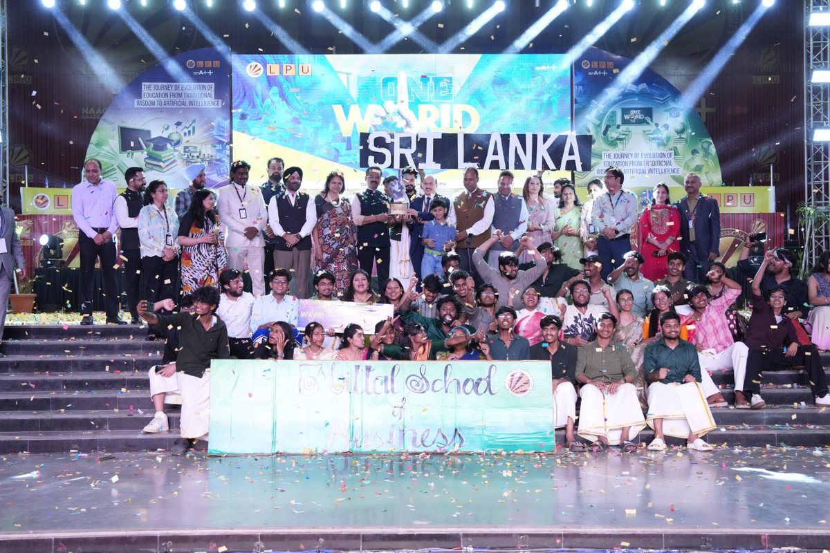 mygobindrai's tweet image. ONE WORLD 2026 | Grand Results Announcement 🌍A spectacular celebration of global unity at LPU, bringing together cultures, talent, and diversity from across the world. Proud moments, vibrant performances, and unforgettable memories made this event truly grand! #OneWorld2026 #LPU