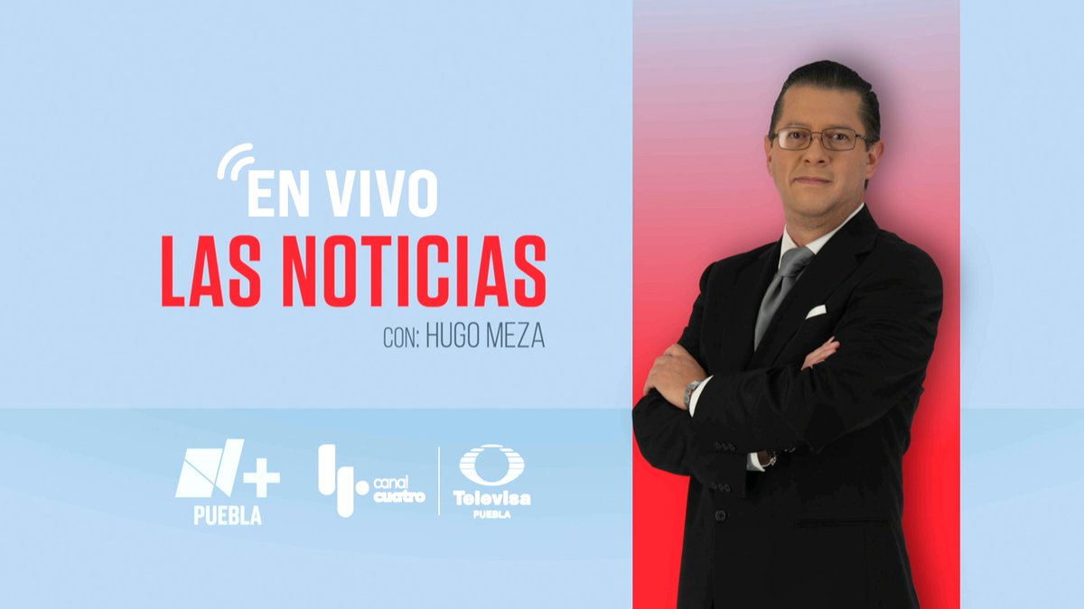 TelevisaPuebla's tweet photo. 📹Ahora #LasNoticias con Hugo Meza Guerrero 🔴 EN VIVO por Televisa Puebla 📺 Canal 4⃣.1⃣ ▶ YouTube 👉https://t.co/Z45FAurSgf https://t.co/xNuJMceUYQ