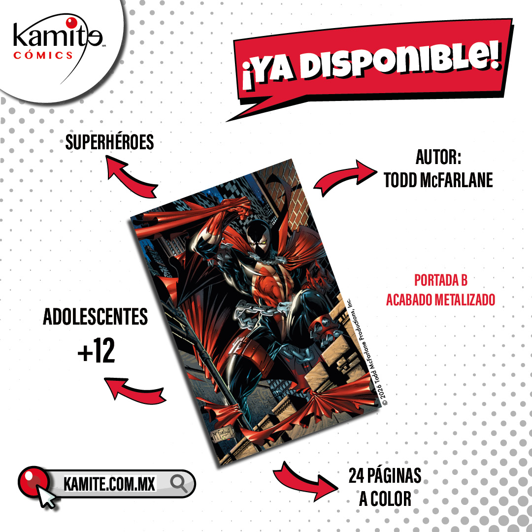 Kamite5's tweet photo. 🩸😮Hay pactos que no se pueden romper… y destinos que no se pueden evitar. 🫢
💥 #Spawn1 marca el inicio de esta transformación y el nacimiento de una leyenda. 🦸🏻♂️
📚 Un título imperdible para cualquier #kamicolección. 🛍️Disponible en👉 https://t.co/g9RSWq3df9 https://t.co/5y4zizH2e5