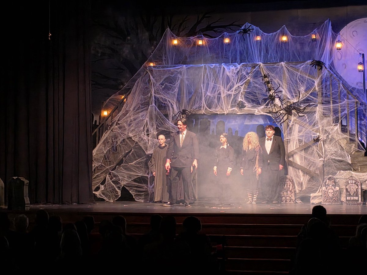 TheRealMrMader's tweet photo. 🎭 Opening Night is here! 🎭
Coldwater High School Drama proudly presents The Addams Family 🖤
If you couldn’t make it tonight, don’t worry—you still have chances to catch this must-see show! It’s packed with laughs, energy, and incredible student talent. https://t.co/YZbwqpDVXL