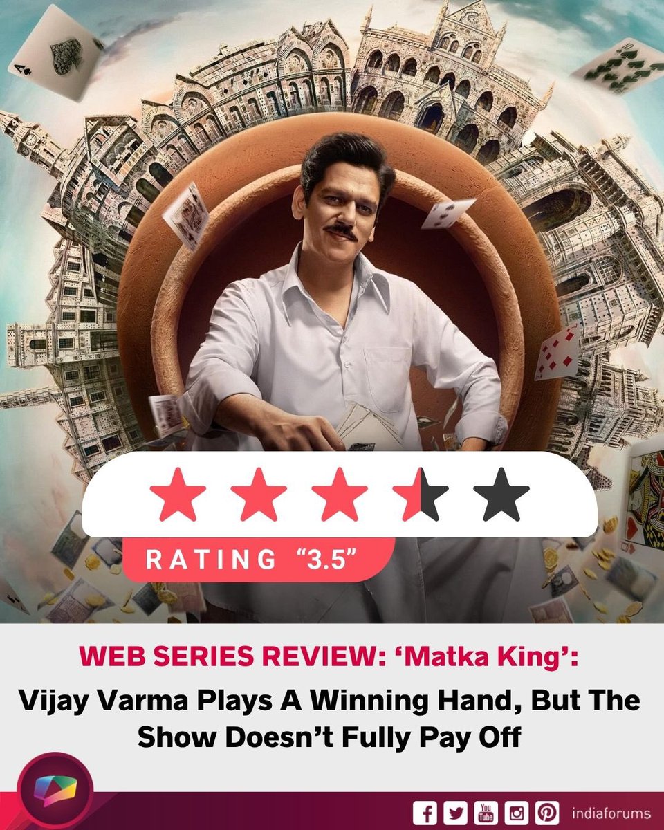 indiaforums's tweet image. #Review: This dichotomy of liking, rooting for, hating, or even just feeling for a man who does so is what suffices Matka King  as well. But does it manage to hook you enough? Let’s find out.

To know more read the full Review here 👇🏻

indiaforums.com/article/matka-…

.
.
#MatkaKing