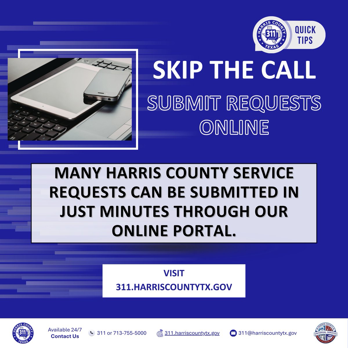Harris County Universal Services tweet media