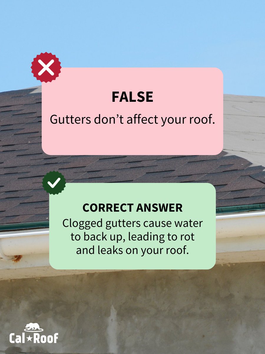 CalRoof's tweet photo. Your roof and gutters are designed to work together. 🤝

If one has issues, your whole system can be affected.

Call (619) 500-1119 to schedule a FREE quote and make sure your home is fully protected.

#SoCalRoofing #SanDiegoRoofing #SanDiegoContractor https://t.co/En6fAeOX5l