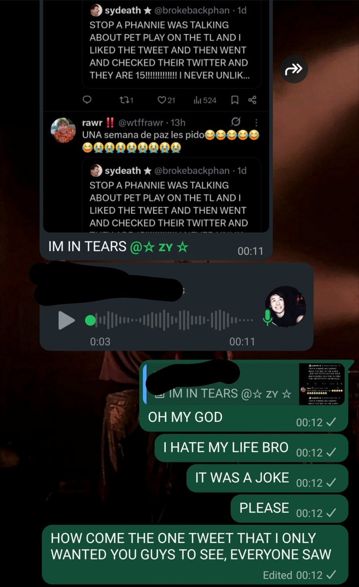 EVERYONE PLEASE IT WAS A JOKE I ONLY MEANT FOR THE PEOPLE IN MY GC TO SEE IT BECAUSE OTHERWISE IT WOULD SEEN WEIRD OMG