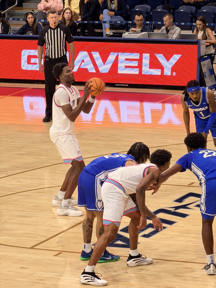 UM is currently hosting FIU transfer Eric Dibami for a visit. 

A defensive menace and a C-USA All Defensive team winner entered the portal after a stellar Freshmen season with FIU. 🏀 

per: <a href="/CanesInSight/">CanesInSight</a>

#Sportswithseb #FIU #UM