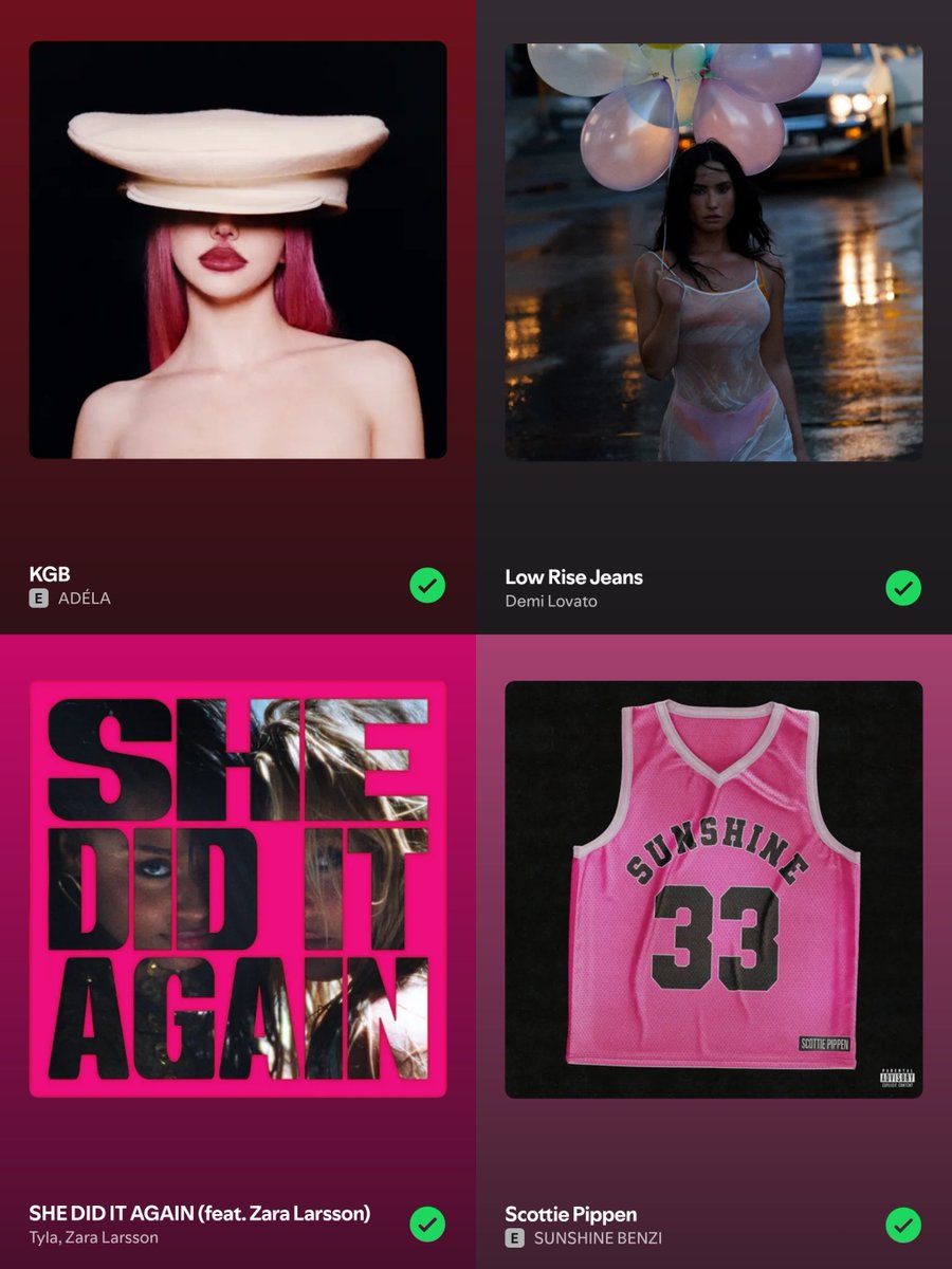 randomlyrj_'s tweet image. WOW! This motherquake of releases though! Bops every single one!!! 

Low Rise Jeans my fave amongst these!!!

#tyla #zaralarsson #demilovato #adela #sunshinebenzi