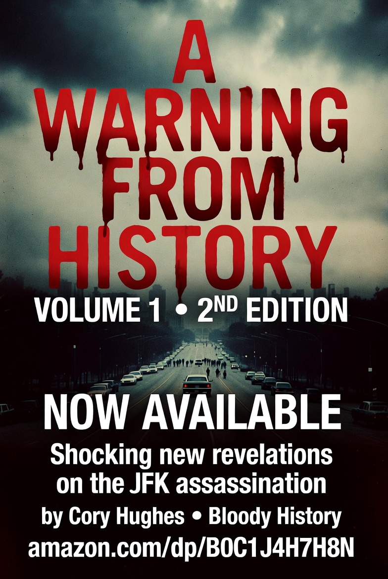 Cory Hughes Bloody History tweet media