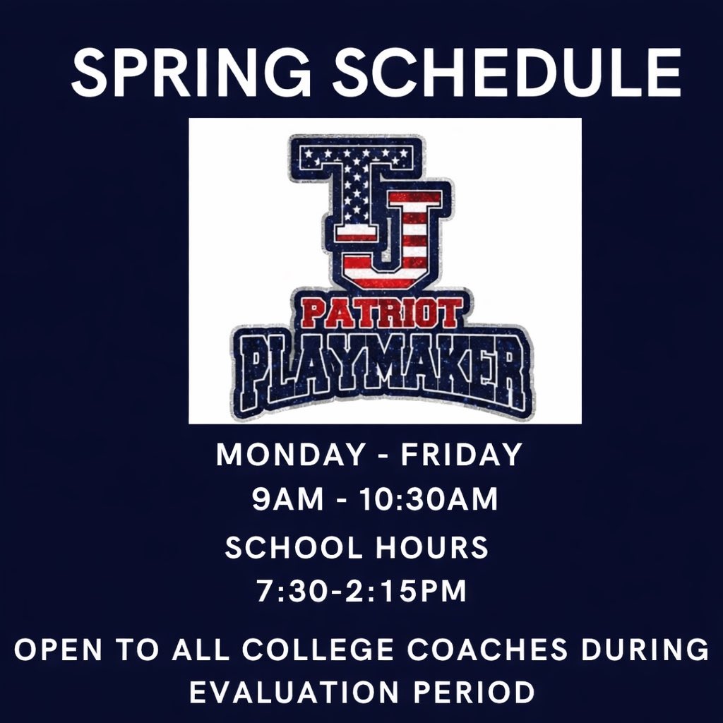 TeamSwann5's tweet photo. #PatriotPlaymakers

@CoachVAhearn @Holliday4life1 @GTJHSAthletics 
1501 N Market St
Frederick, Maryland 21701 https://t.co/NDlI2AqieY