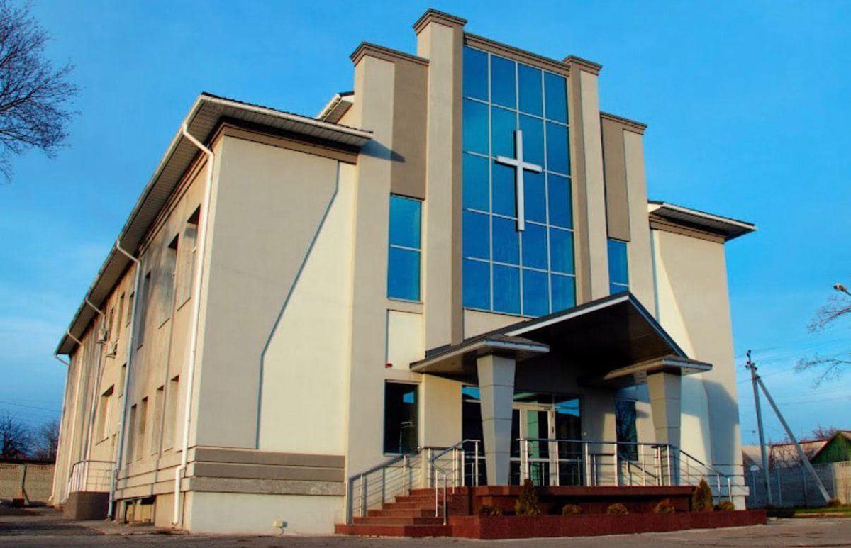 Images of the Baptist church in Ukraine that Russia destroyed (from Chris Segrest, Cross Church in Sachse, TX).