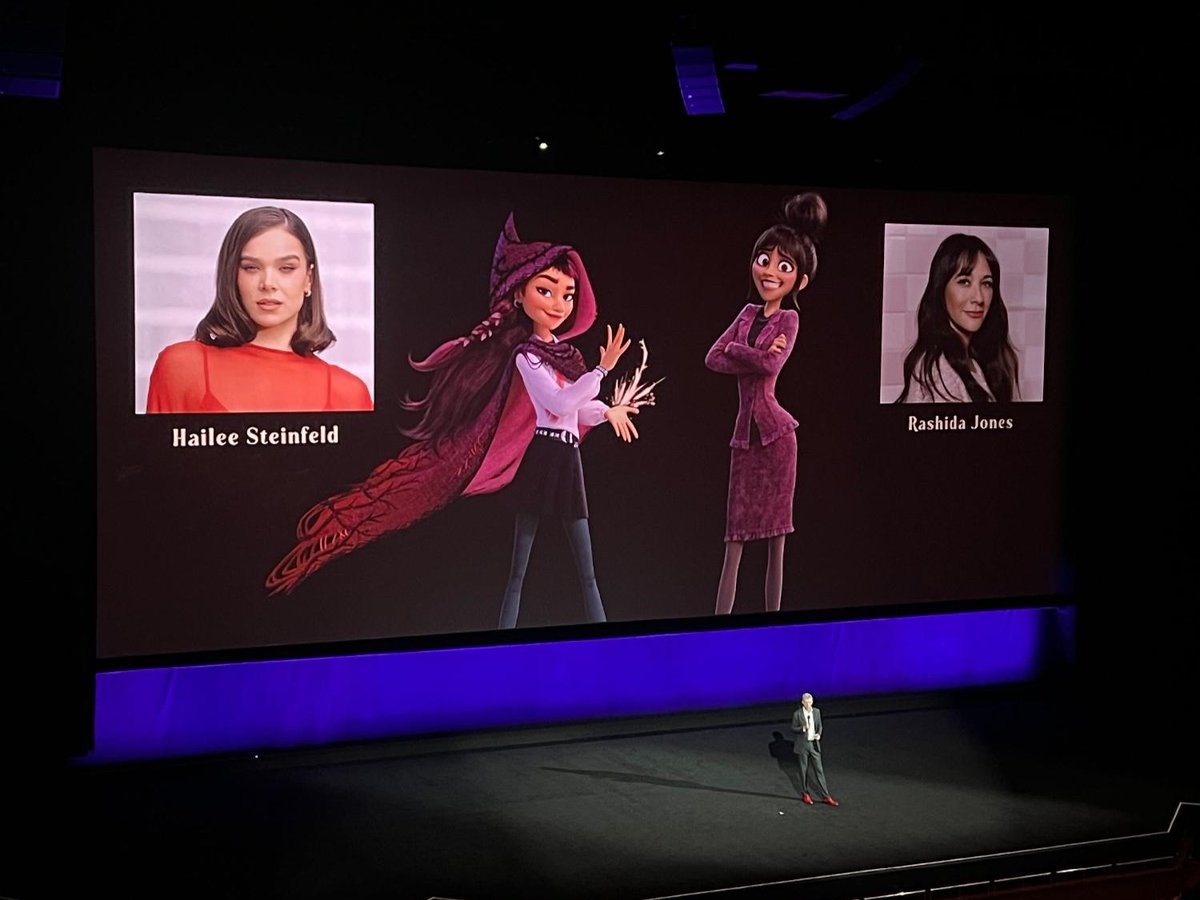 Disney unveiled the official logo for the new animated film #Hexed -starring Hailee Steinfeld and Rashida Jones.

In theaters on November 25