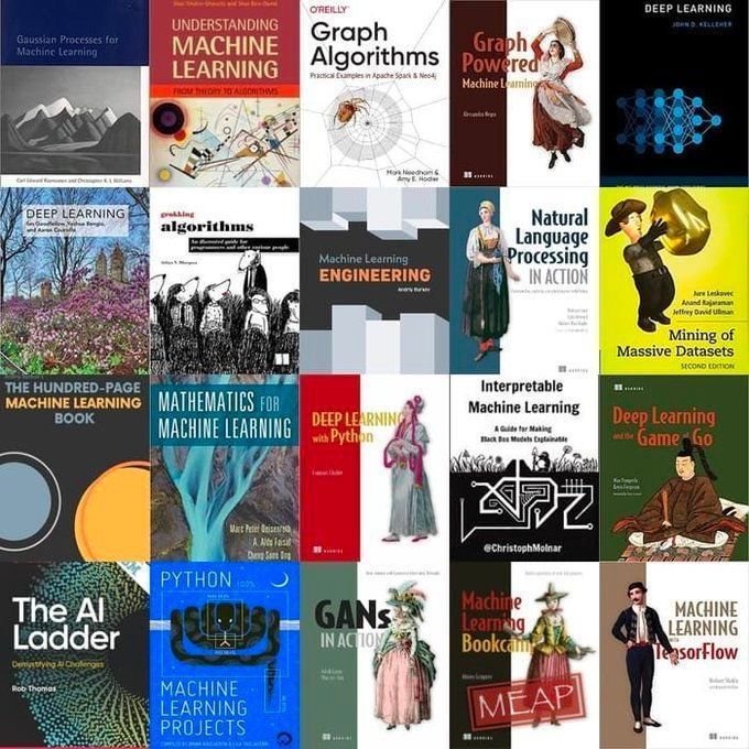 gp_pulipaka's tweet image. Huge List of 100+ Free #DataScience &amp;amp; eBooks of #Python. #BigData #Analytics #IoT #IIoT #PyTorch #RStats #TensorFlow #Java #JavaScript #ReactJS #GoLang #CloudComputing #Serverless #DataScientist #Linux #Mathematics #Programming #Coding #100DaysofCode 
geni.us/100-Free-M-L-B…
