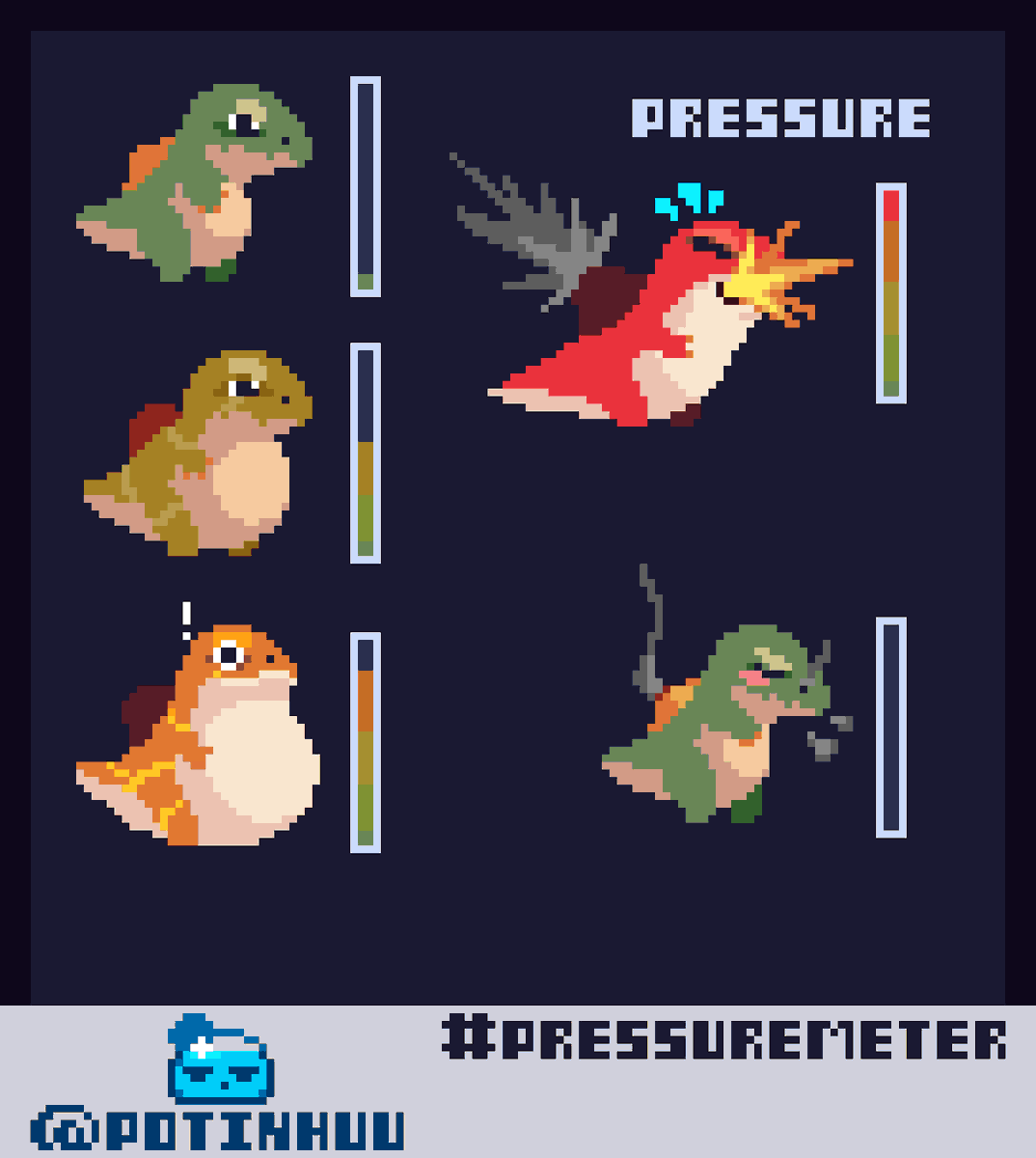 Potinhuu_'s tweet photo. #pixel_dailies #pressuremeter #pixelart #ドット絵 #aseprite
''i think i need to stop eating beans.'' https://t.co/TwAsSPqOyH