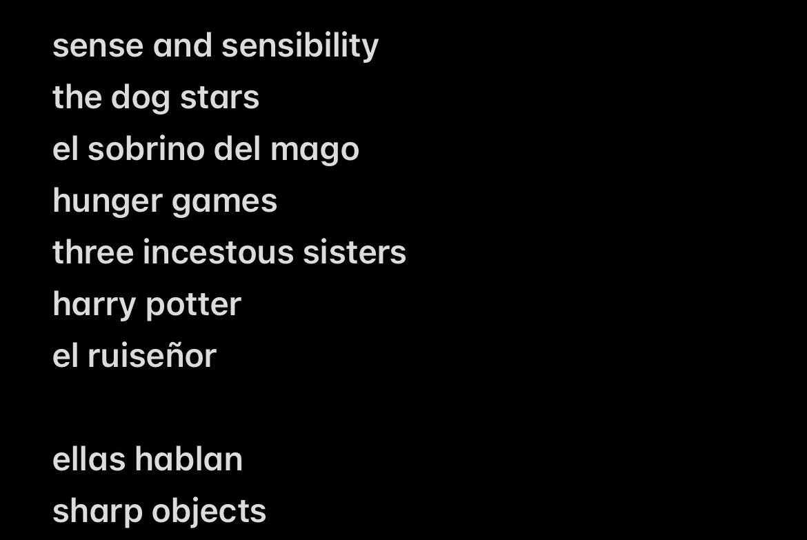 mi lista de libros pendientes para leer porque llevo 2 meses atorada con la odisea y la iliada 🫩