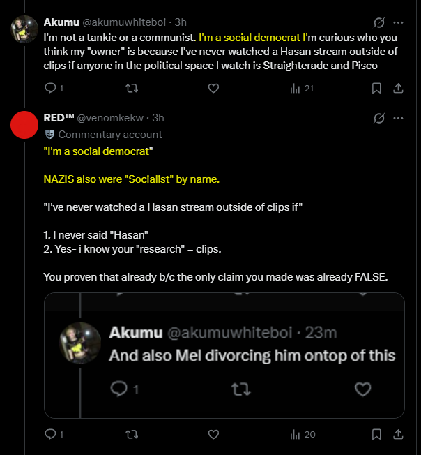 NocturneRecords's tweet photo. @akumuwhiteboi @venomkekw @officernasty70 @Awk20000 Uff, you ran away so quickly w/o saying goodbye... 

Original point that i said that it went over your head was:

I dont belive that you are a social democrat-in fact huge chunk of people that claim to be one are just Tankies/Commies that are too spinless to admit to it publicly. https://t.co/B0A3rm3WoC