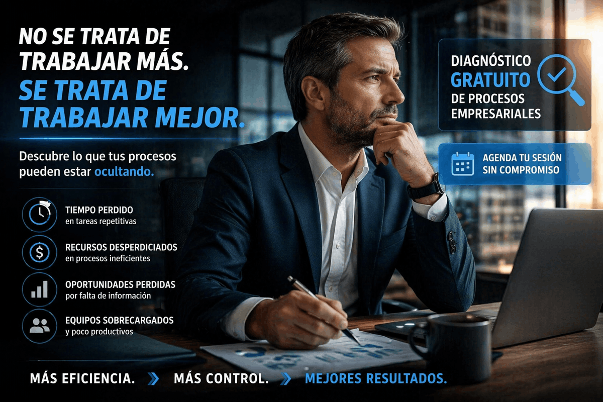 realnetsa's tweet photo. Hace poco, un director nos dijo:
“Trabajamos todo el día… pero no avanzamos igual.”
El problema no era su equipo.
Eran sus procesos.

👉 Descubre qué está frenando tu empresa. Agenda tu diagnóstico sin costo:
https://t.co/YBTJ9O5LdI

#Productividad #Liderazgo #Automatización https://t.co/J779Zqje7j