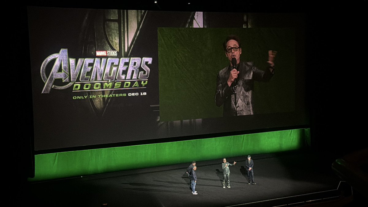BigGoldBelt's tweet photo. #CinemaCon #Disney #MarvelStudios #AvengersDoomsday https://t.co/CpNrtXJMKa