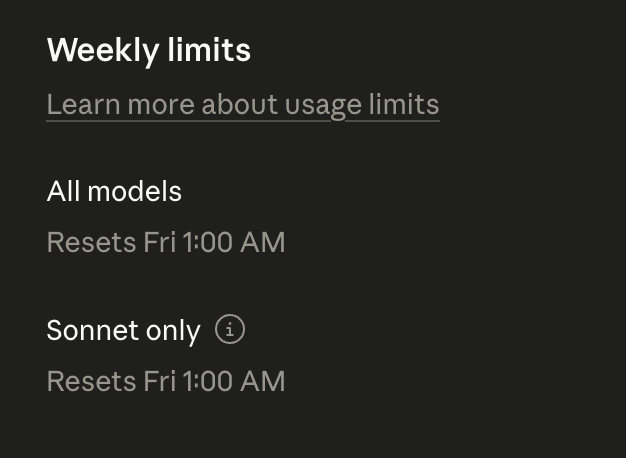 storingNL's tweet photo. Anyone else noticed a sudden change the day the weekly limit resets? Why @claudeai did you secretly shifted the weekly limit from Tuesday to Friday for no reason? #claude #anthropic #fail https://t.co/hbIrL6Kiza