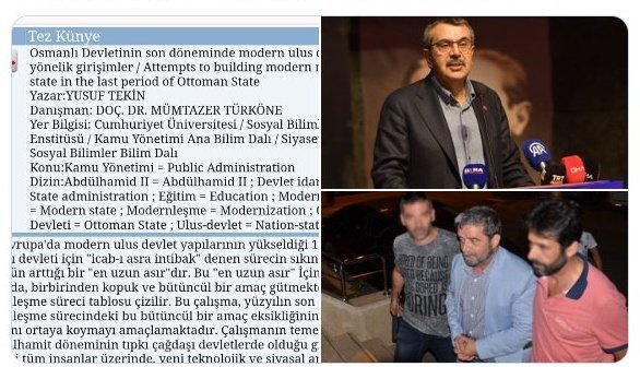 Yusuf Tekin yüksek lisans ve doktora tezlerinin her ikisini fetö imamı Mümtazer Türköne danışmanlığı VIP torpilliyle onaylatabilmiştir❗

Yusuf Tekin 'in akademik kariyeri ve bakanlığı toptan gayr-î meşrudur❗
#Kahramanmaraş
#okulsaldırısı
#YusufTekinİstifa
#OkullardaKatlimaHayır