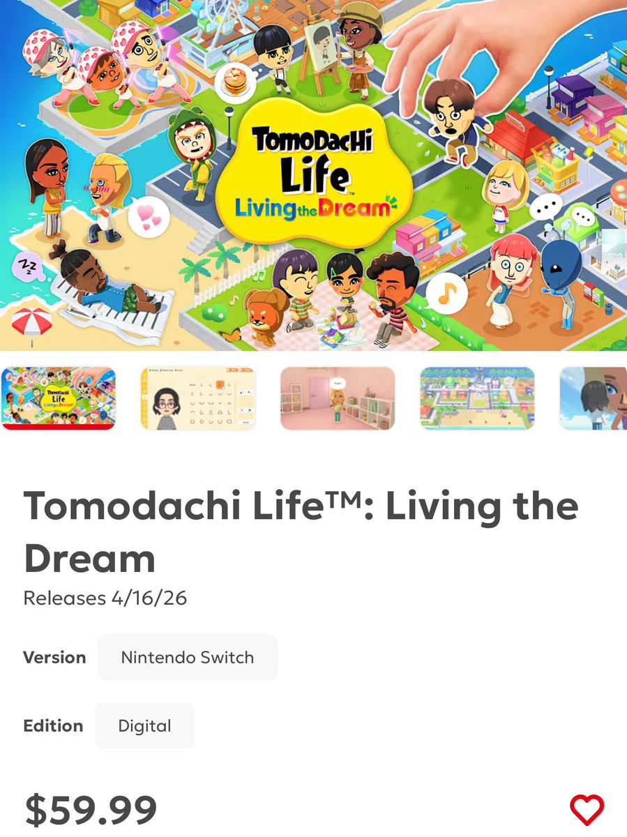 Ct1YoFP's tweet photo. Making a mii of Freyja in tomodachi life living the dream was cheaper than a year of Feh Pass…because the game is cheaper than a year of Feh Pass https://t.co/8CvnvbhO3O