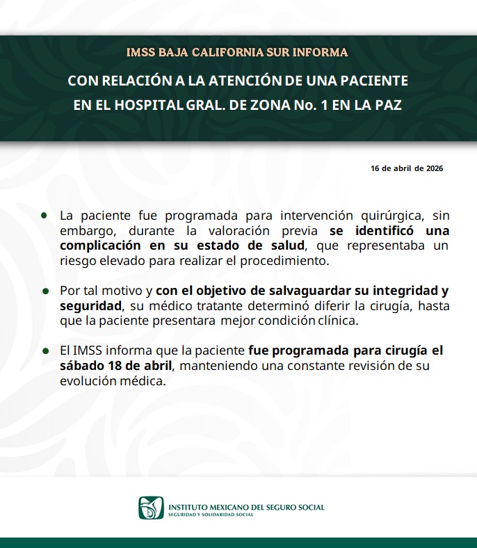 IMSS Baja California Sur tweet media