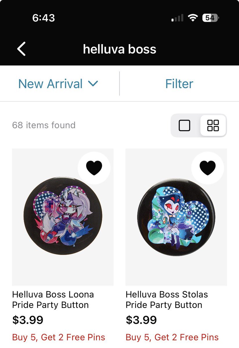 VioletShadowbne's tweet image. There’s also a few new button pins on the website
