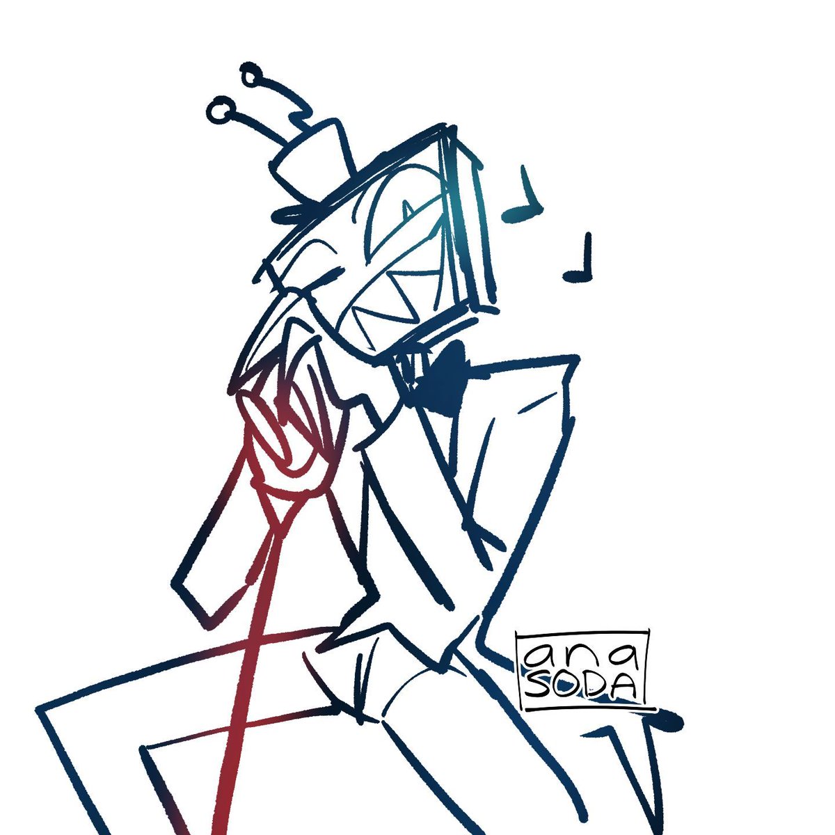[Day 148 of daily Hazbin since S2] Super quick one for day, cause I'm playing Tomodachi Liiiiiiifeeee

#HazbinHotel #HazbinHotelFanart #HazbinHotelVox