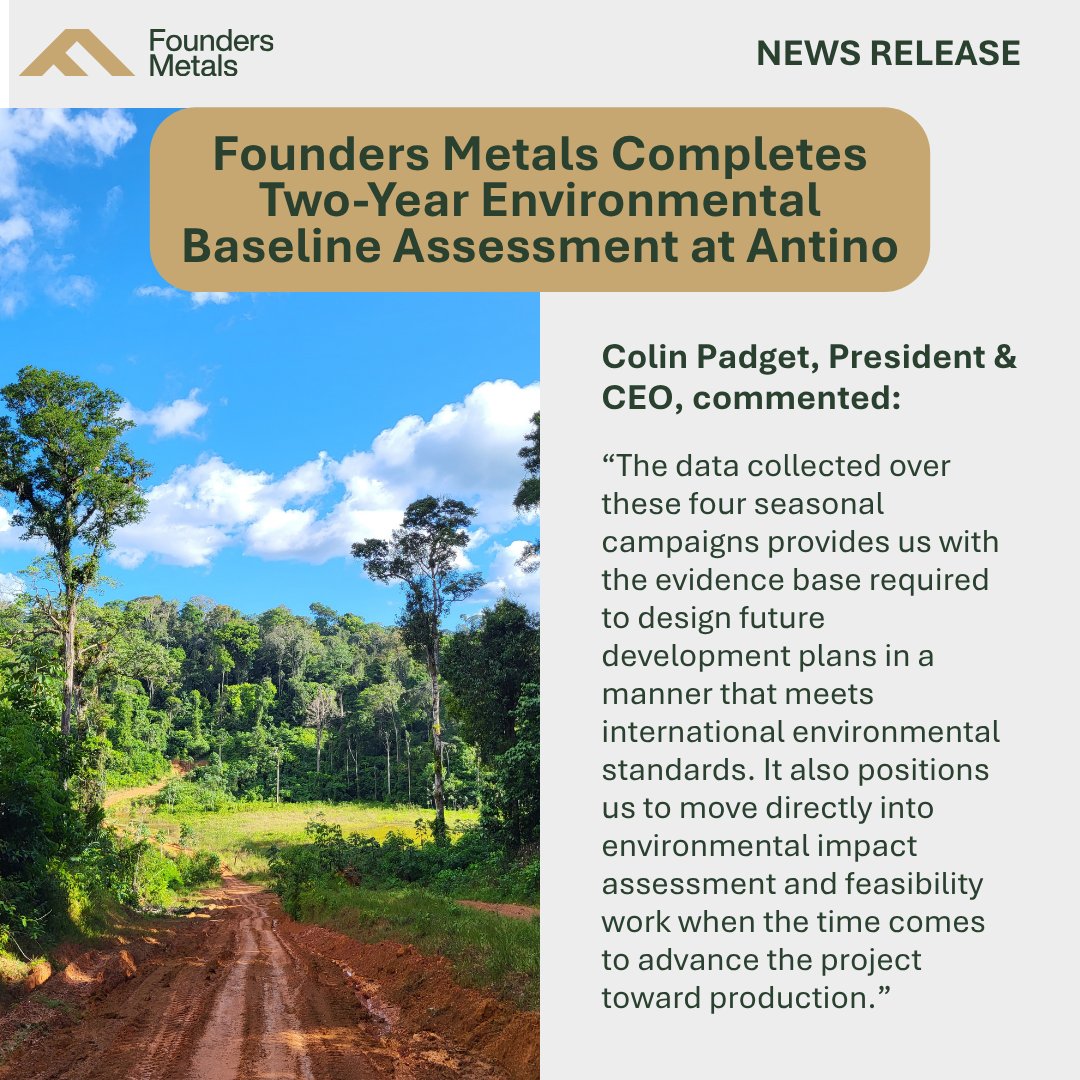 Founders Metals Inc. tweet media