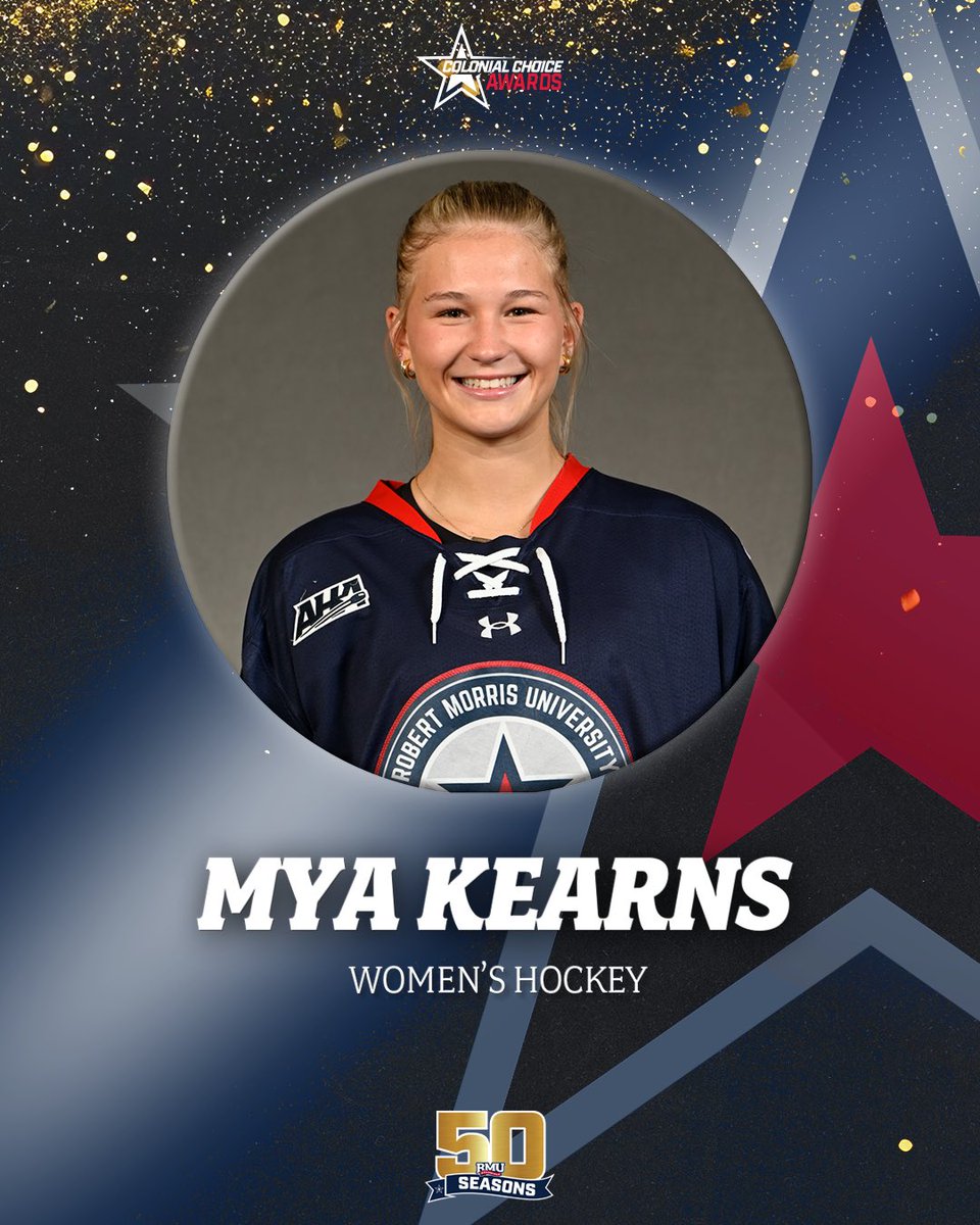 RMUWHockey's tweet photo. The work that makes the difference! Mya Kearns is this year’s Female Unsung Hero! https://t.co/vJjB1g1VXT