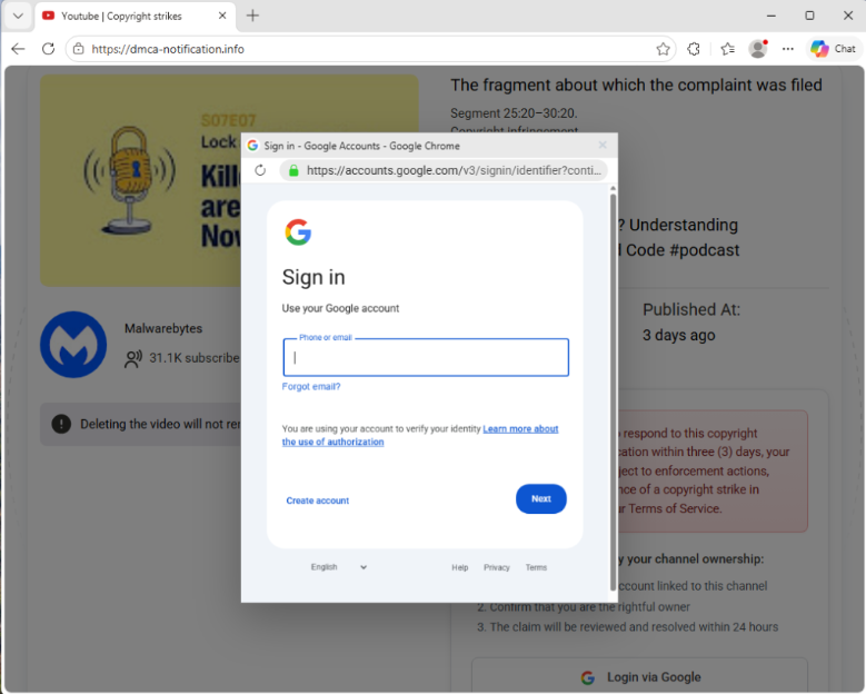 Malwarebytes tweet media