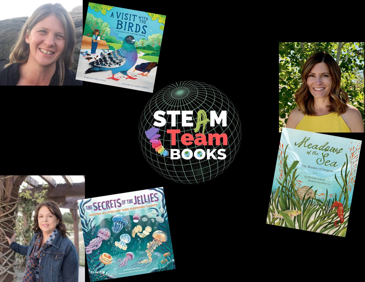 MariaMarshall_'s tweet image. 3 terrific STEAM Team Books authors share inspiration &amp;amp; insights into their stunning new#STEM books releasing in April 2026. mariacmarshall.com/single-post/th… Sara Levine @Schaubwrites Karen Jameson #interview #kidlit #nonfiction