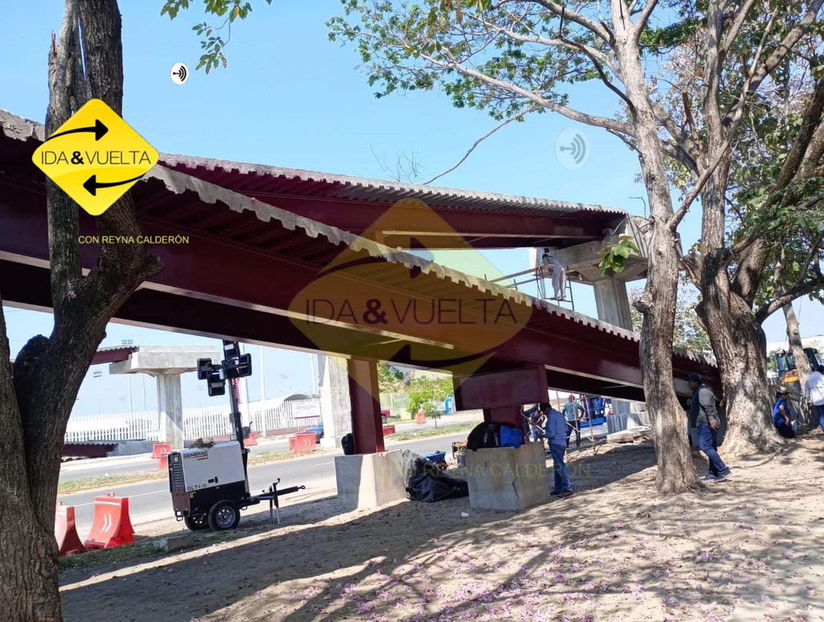ReynaCaldern06's tweet image. PUENTE PEATONAL EN PARQUE TABASCO AL 90% DE AVANCE

La obra ubicada frente al #ParqueTabasco #DoraMaría en #Villahermosa busca reforzar la seguridad de los peatones durante la #FeriaTabasco, en una de las zonas de mayor afluencia de visitantes.