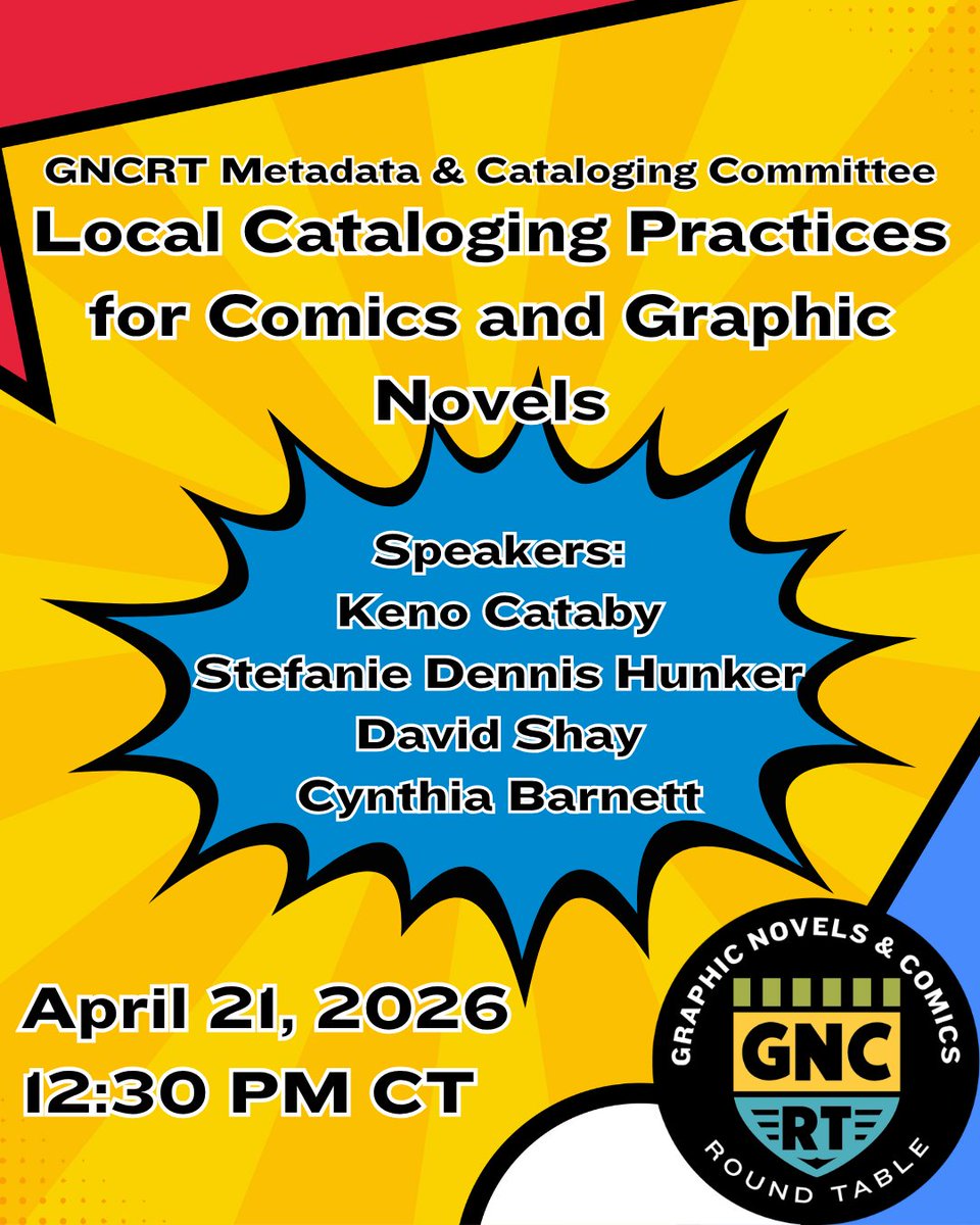 ALA Graphic Novels & Comics RT 🔜 #NYCC tweet media