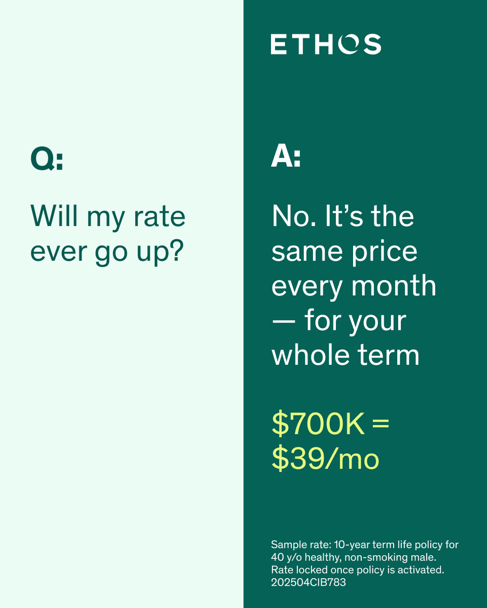 osfgllc1's tweet image. Will your life insurance rate ever increase—or can you lock it in for good? 👉 tinyurl.com/26fq7v7n 🔒 Discover how you can secure $700K in coverage for just $39/month—with a guaranteed rate that never changes. 💼

#TermLifeInsurance #RateLock #FinancialProtection