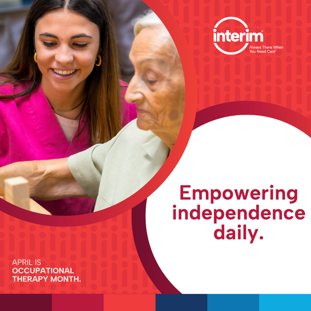 interimchs's tweet photo. Occupational therapists empower independence daily. We’re proud to work alongside you.
https://t.co/77tlN1XMqY
#interimCHS https://t.co/fWXPGsVXud