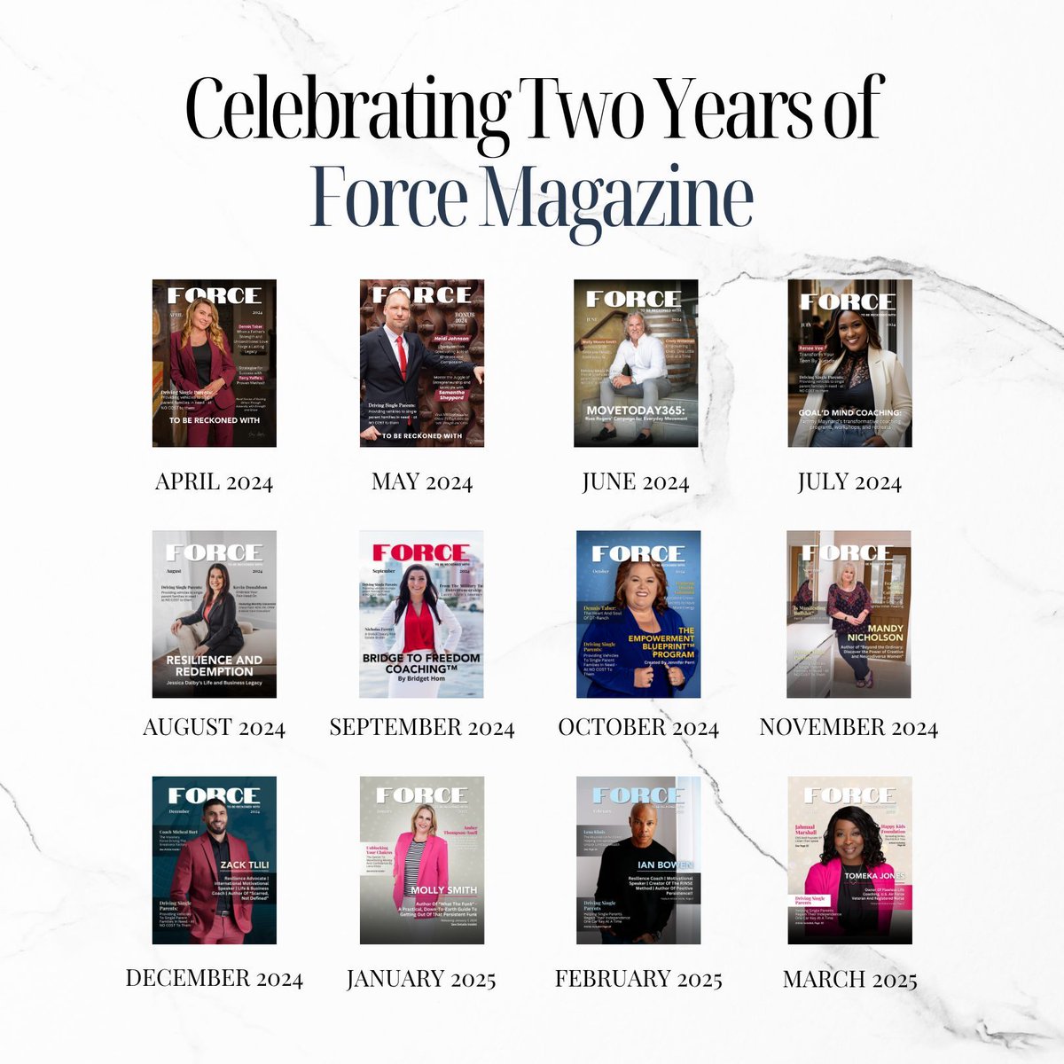 Congratulations to FORCE Magazine on two years of impact—and what’s still to come. ✨

Explore the latest issue here:
Digital: a.co/d/0ftUIoQz
Print: a.co/d/0bjcHDev

#ForceMagazine #BrandVisibility #WomenInBusiness #Leadership #Growth