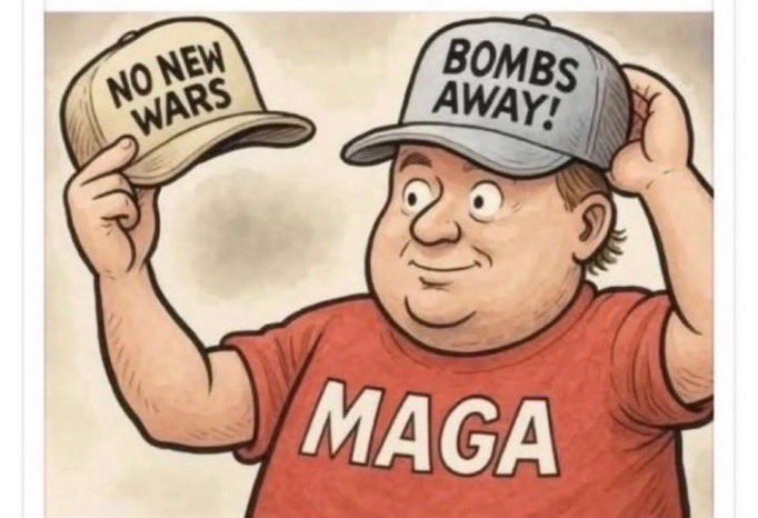 Anonnet4o's tweet photo. Interesting how the US is doing all the talking. We are Netanyahu’s personal puppet. 

Yet Israel continues to do whatever they want. 

If MAGA hasn’t figured it out yet, the world isn’t mad at Iran. In fact we have become persona non grata that no American will be safe outside this country soon.