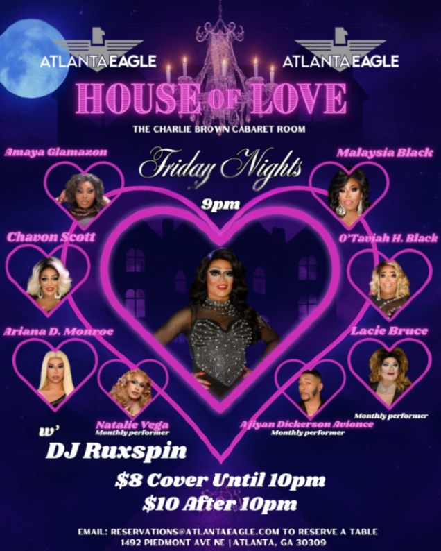 AtlantaEagle's tweet image. Join us every Friday Night - House Of Love ❤️ 

#atlanta #atlantaeagle #atlantaevents #atlantaga #atlantageorgia #atlantanightlife #atlantanights #dragqueen #gay #gaybar #gayclub #gaynightlife #gays #gaystagram