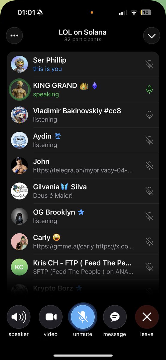 $LOL 

Where else you seeing 82 people in a vc 

You can’t buy a community