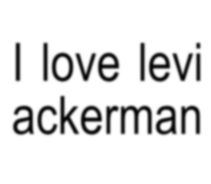 I LOVE LEVI