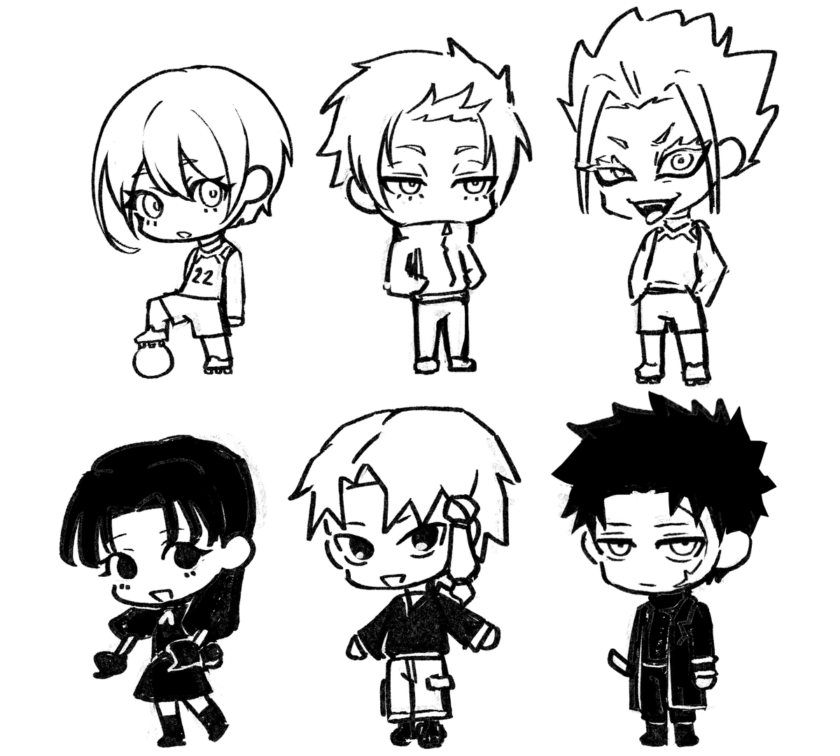 Stil Chibi experimenting w chibi styles