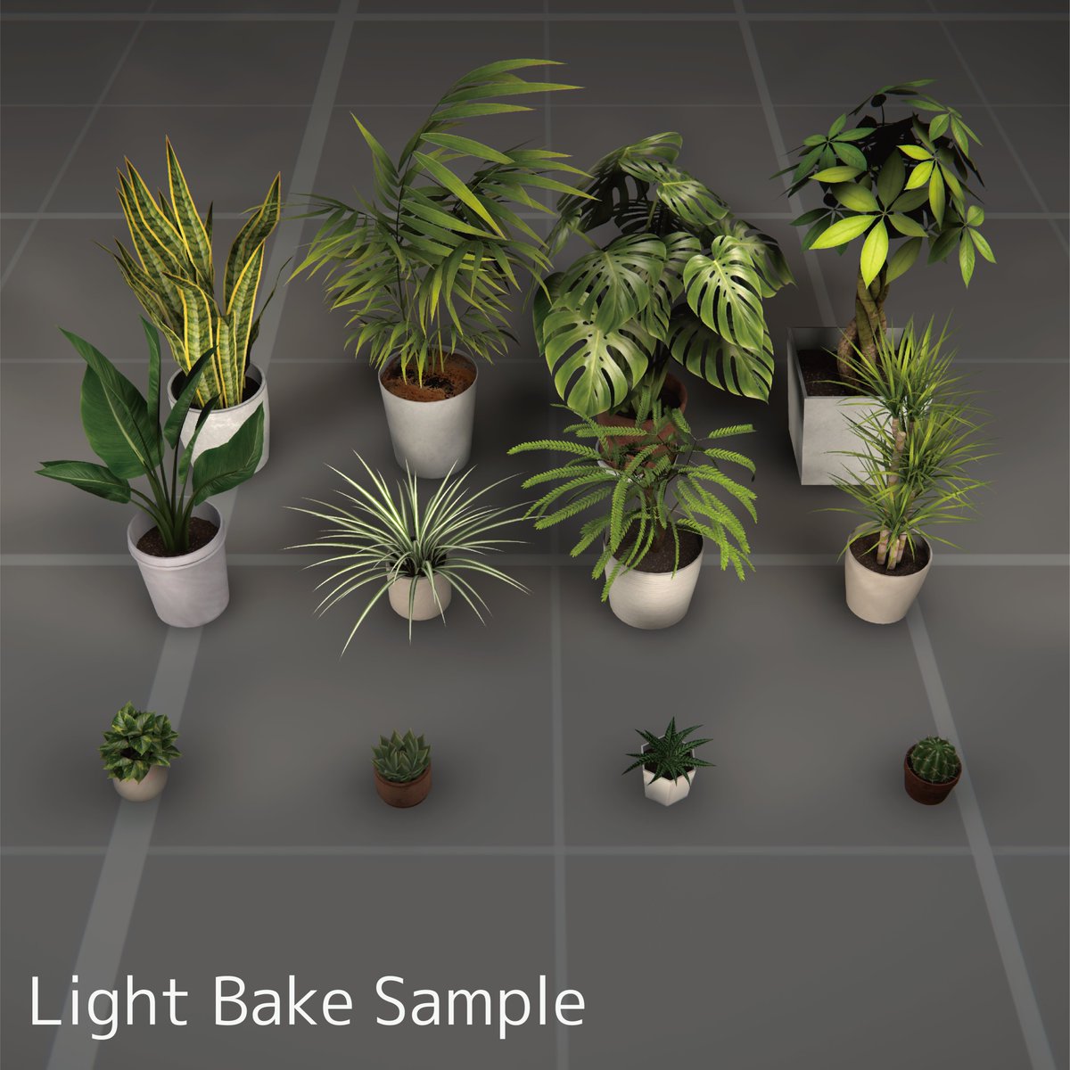 kemmimilk's tweet image. VRChat向け、観葉植物パック
をリリースしました✨

観葉植物の3Dモデル12種類入りパック
Prefab化までされているので、ワールドに設置するだけでﾐﾄﾞﾘ要素が増やせます🌿

個人的にサボテンが気に入っています🌵

購入リンクはツリーにて
#VRChat #booth_pm