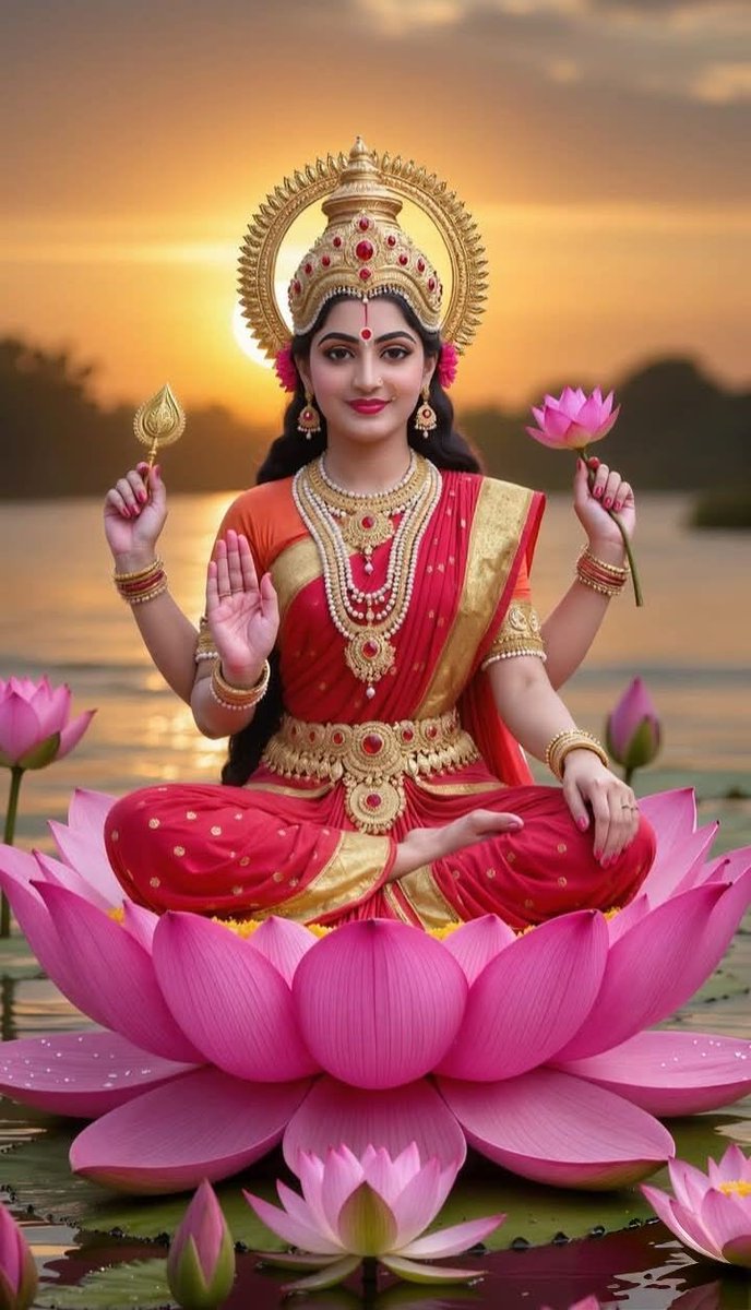 SunitaSurbhi's tweet photo. "भक्ति, धैर्य और विश्वास कभी नहीं त्यागना चाहिए।"

भक्ति-भाव से तुम सदा, करो मातु का ध्यान।
धन देवी की हो कृपा, मिले जगत् में मान।।

धन-वैभव से घर भरे,खुशी रहे परिवार।
सच्चे मन से जो गया, माँ लक्ष्मी के द्वार।।
- सुनीता पाण्डेय 'सुरभि'

माँ सबका कल्याण करें https://t.co/AvdxNwWNVG